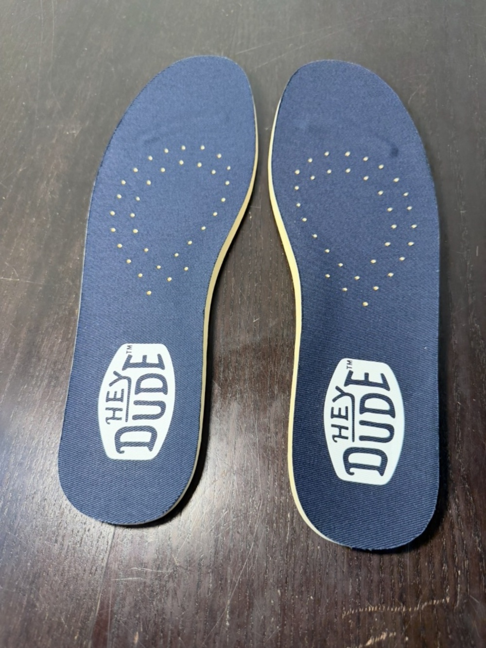 Hey Dude Wally Funk Nu Prep Slip-On Loafer Shoes Faded Denim/Navy Blazer Men 10M - Picture 10 of 16